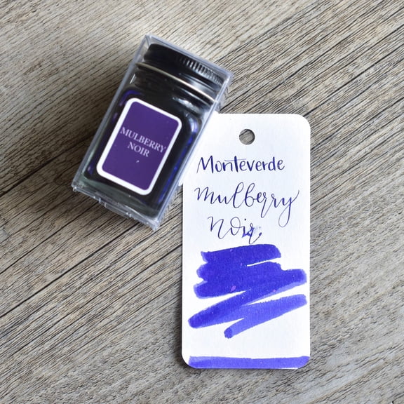 Monteverde Ink Bottle - Mulberry Noir