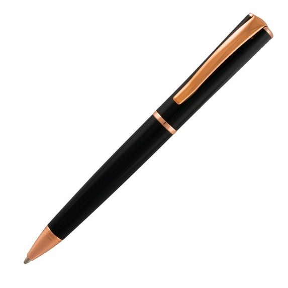 Monteverde Impressa Ballpoint Pen Black with Rose Gold (MV29865)