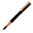 thumbnail image 1 of Monteverde Impressa Fountain Pen Medium Nib Black with Rose Gold (MV29863) MV29863-M, 1 of 2