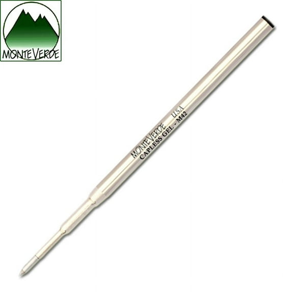 Monteverde M42 Capless Gel Refill to Fit Montblanc Ballpoint Pens - Black, Fine, 1 Pack (M421BK)