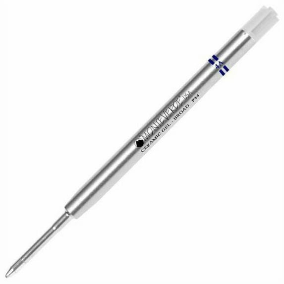 Monteverde P44 Capless Ceramic Gel Refill to Fit Parker Ballpoint Pens, Blue/Black