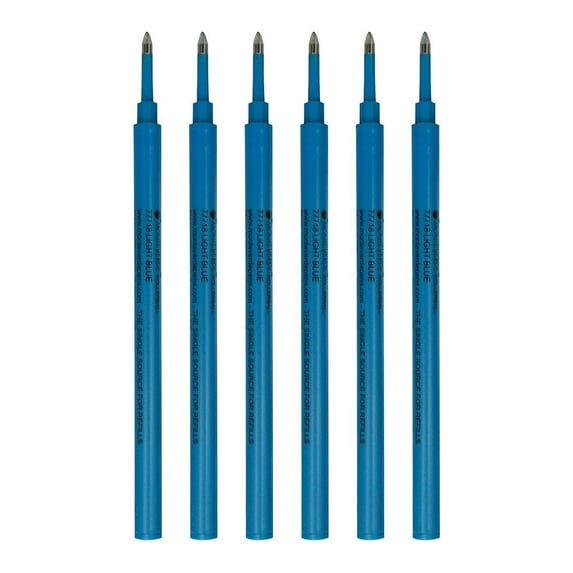 Monteverde Rollerball Pen Refill Fine Point Blue Ink 6 Pack (G223BU)