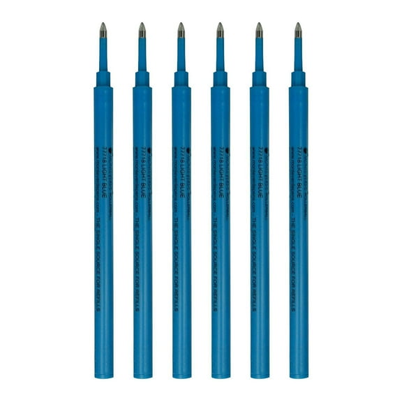 Monteverde Rollerball Pen Refill Fine Point Blue Ink 6 Pack (G223BU)