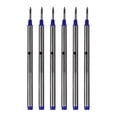 thumbnail image 1 of Monteverde Rollerball Pen Refill Fine Point Blue Ink 6 Pack (M223BU), 1 of 1