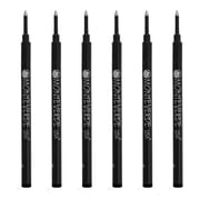 Monteverde Rollerball Pen Refill Medium Point Black Ink 6 Pack G233BK