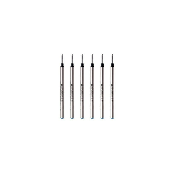 Monteverde Rollerball Pen Refill Medium Point Black Ink 6 Pack (K233BK)
