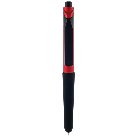 Monteverde S-106 Clip Action One-Touch Ballpoint Pen With Front Stylus 12/Pack Red MV36174