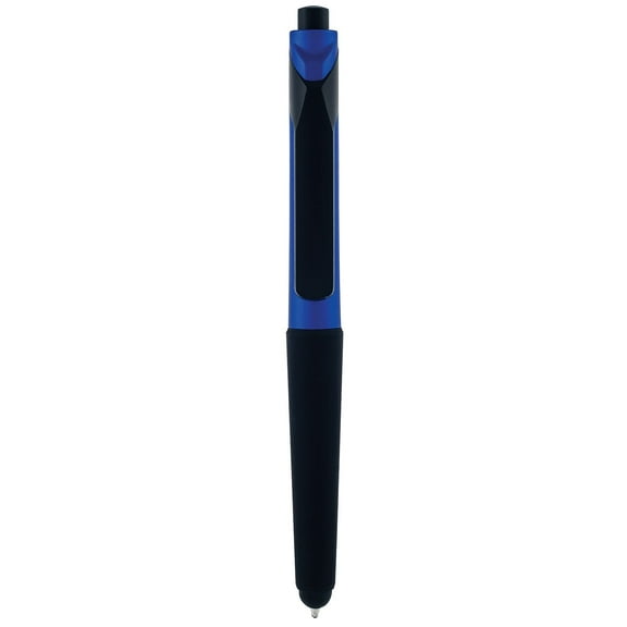Monteverde S-106 Clip Action One-Touch Ballpoint Pen With Front Stylus Blue 12/Pack (MV36171)