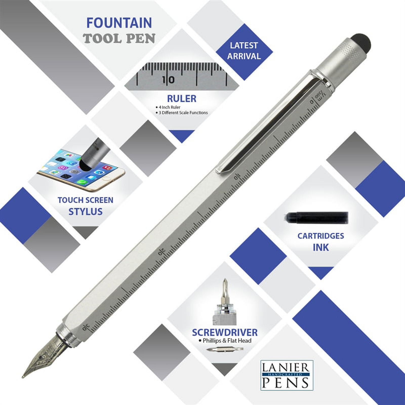 Monteverde Tool Pen - Fountain Pen - Silver