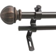 thumbnail image 1 of Montevilla 5/8" Facet Ball Double Curtain Rod Set, 1 of 4