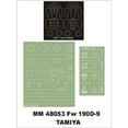 thumbnail image 1 of Montex Maxi Mask 1:48 Fw-190 D-9 for Tamiya 41 Spraying Stencil #MM48053, 1 of 1