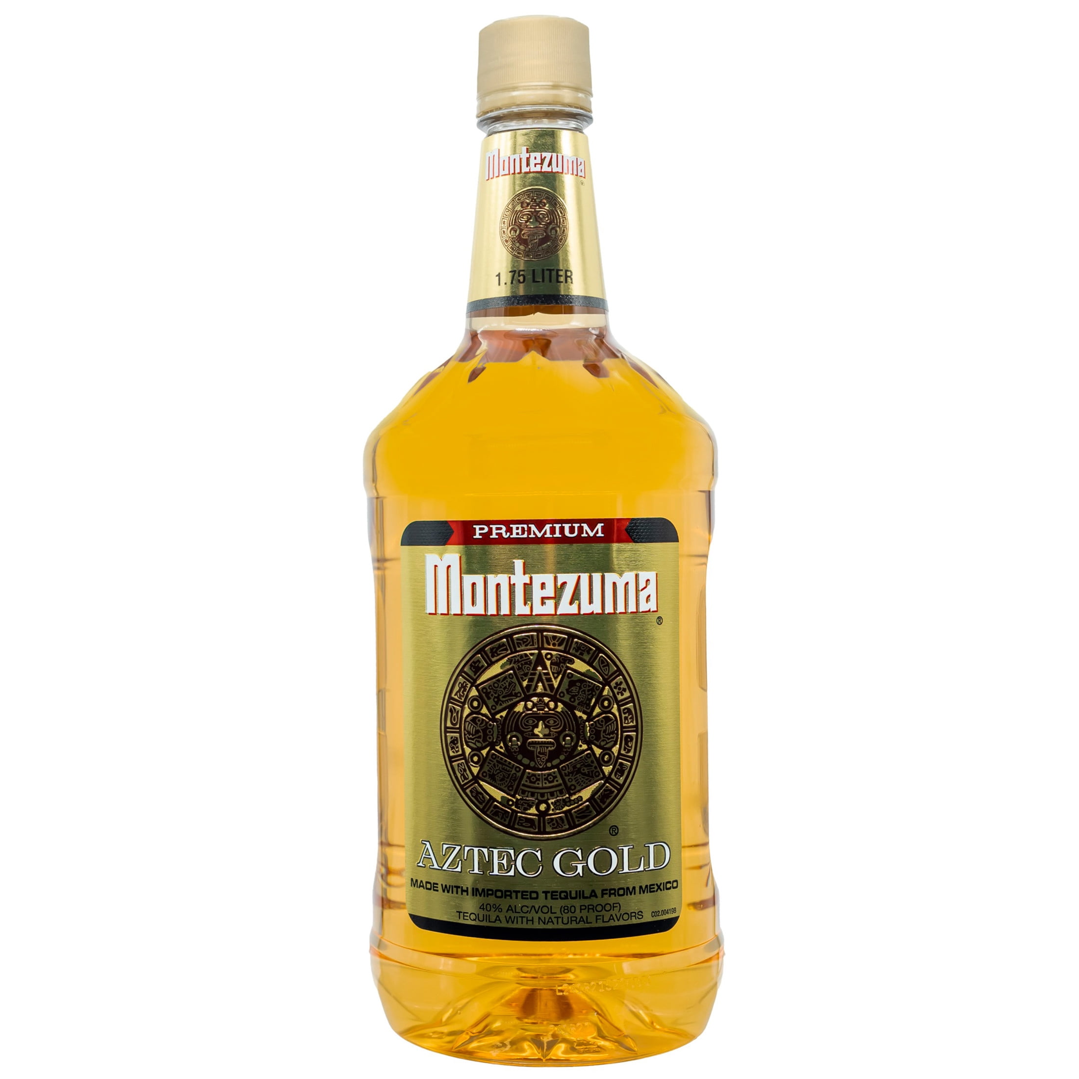 Montezuma Aztec Gold Tequila, 1.75L, 80 Proof (40% ABV) - Walmart.com