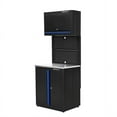 thumbnail image 1 of Montezuma Basic 3 Pc. Workstation/Storage Combo 1, 80x30.5x24 In, 1 of 10