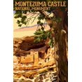thumbnail image 1 of Montezuma Castle, Arizona, Sunset (9x12 Wall Art Print, Home Decor), 1 of 3