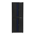 thumbnail image 1 of Montezuma Garage Tool Storage System 30.5 x 24" Locking 2 Door Stacking Base Cabinet, Black, 1 of 14