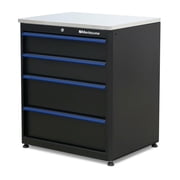 Montezuma Garage Tool Storage System 30.5 x 24" Locking Workbench, Black