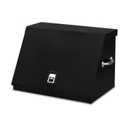 Montezuma LA400B Triangle Toolbox, 30 X 19 Inch, Steel, Black