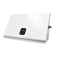 thumbnail image 1 of Montezuma ME300-W23 30 x 15 Inch Steel Triangle Toolbox, White, 1 of 4