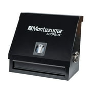 Montezuma Steel 18" x 12" Triangle Shopbox, Black