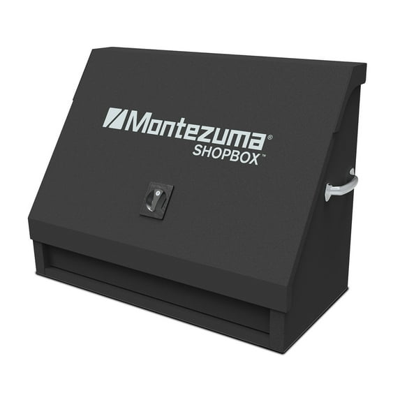 Montezuma Steel Tool Box Triangle Shaped Multi-Tier Tool Storage, 36" x 17"