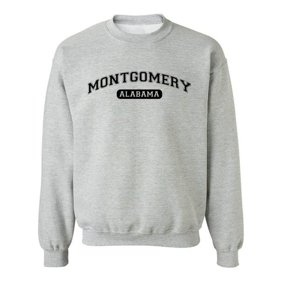 Montgomery, Alabama Men Sweatshirt, Male 4X-Large