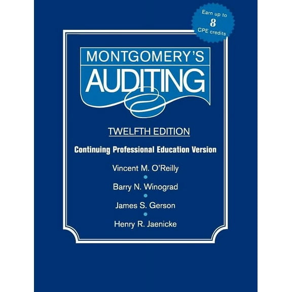 Montgomery Auditing Continuing Professional Education, (Paperback)