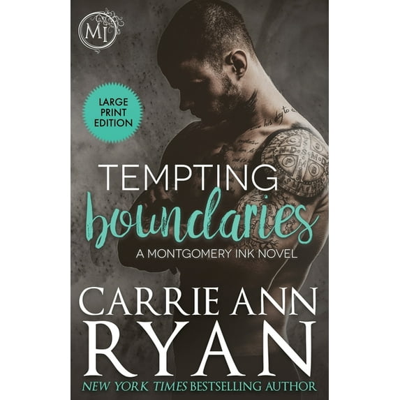 Montgomery Ink: Tempting Boundaries (Paperback)(Large Print)