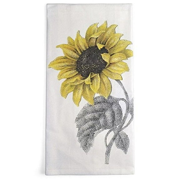 Montgomery Street Sunflower Cotton Flour Sack Dish Towel