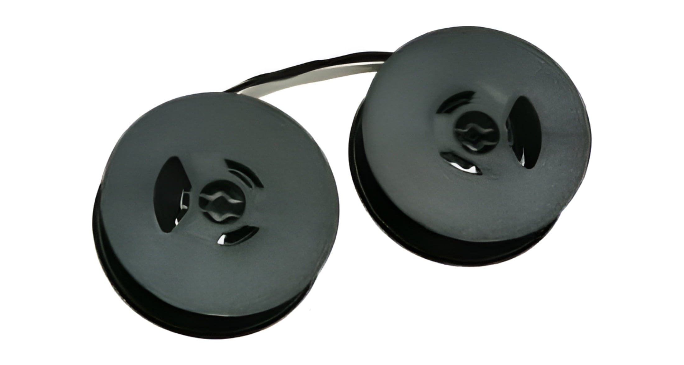 SWARTZ INK Montgomery Ward Signature 300, 300T, 440, 440T, 510D and 513 Typewriter Ribbon, Black and White, Compatible, Twin Spool