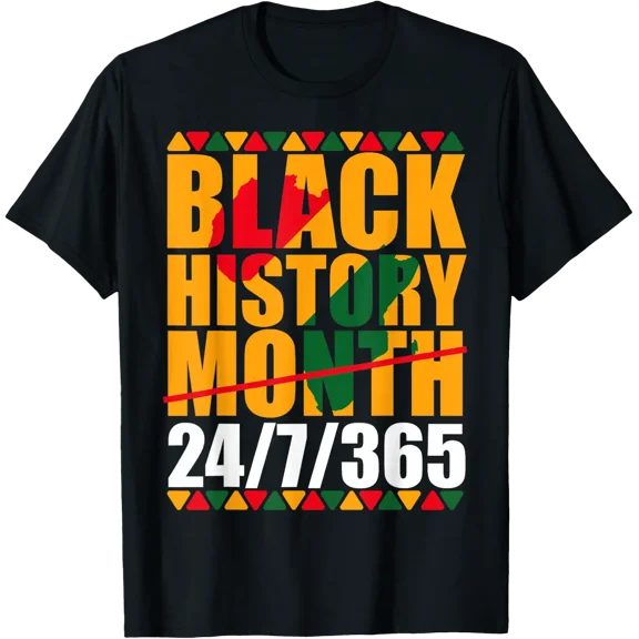 Month BHM Women Men Apparel Heritage T-shirt