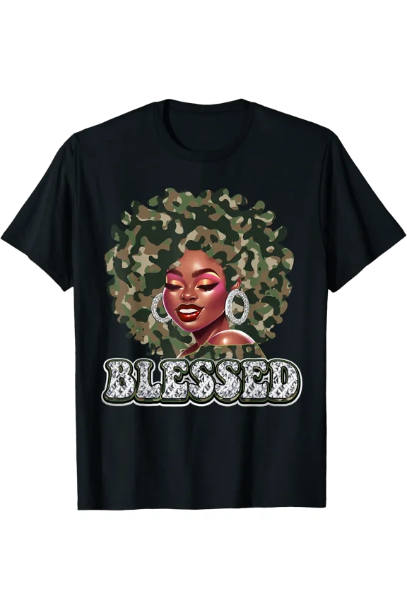 Month Camouflage African Tactical Pattern T-shirt