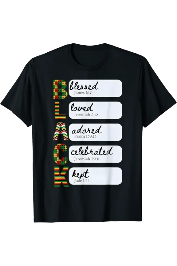 Month Inspirational Christian Quotes Religious Bl Faith Message T-shirt
