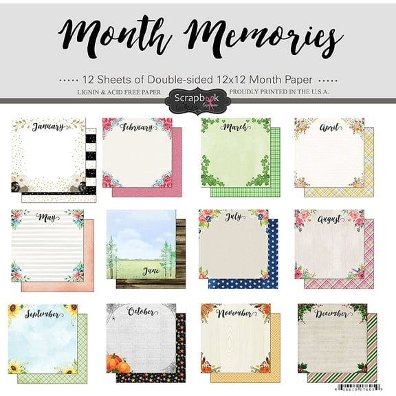Month Memories Paper Pack