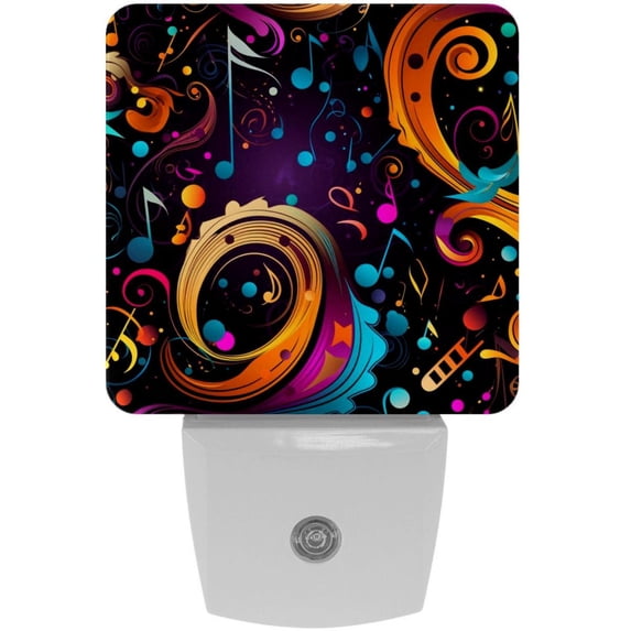 Monther's Day Notes Set of 2 Square Monther's Day Small LED Night Lights for Room, Wall Light, Dim Nightlight