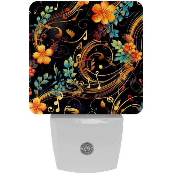 Monther's Day Notes Set of 2 Square Monther's Day Small Night Lights, Room Lights with LED, Wall Light