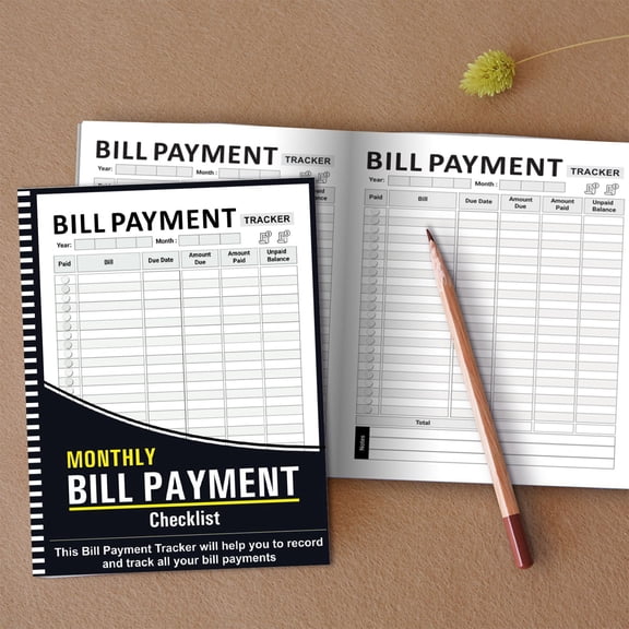 Monthly Bill Payment Checklist, Bill Book, Bill Notebook : Monthly Bill Payment Checklist 8.5" X 11" 1+ Pages Bill Notebook The 4 Year for Families & 960 Billing Records Included