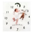 Monthly Blanket Newborn Photo Shoot Background Blanket Baby Shower