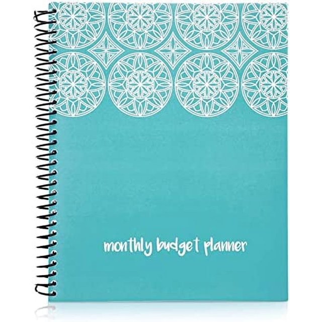 Monthly Budget Planner with Pockets, Bill Organizer Expense Tracker
