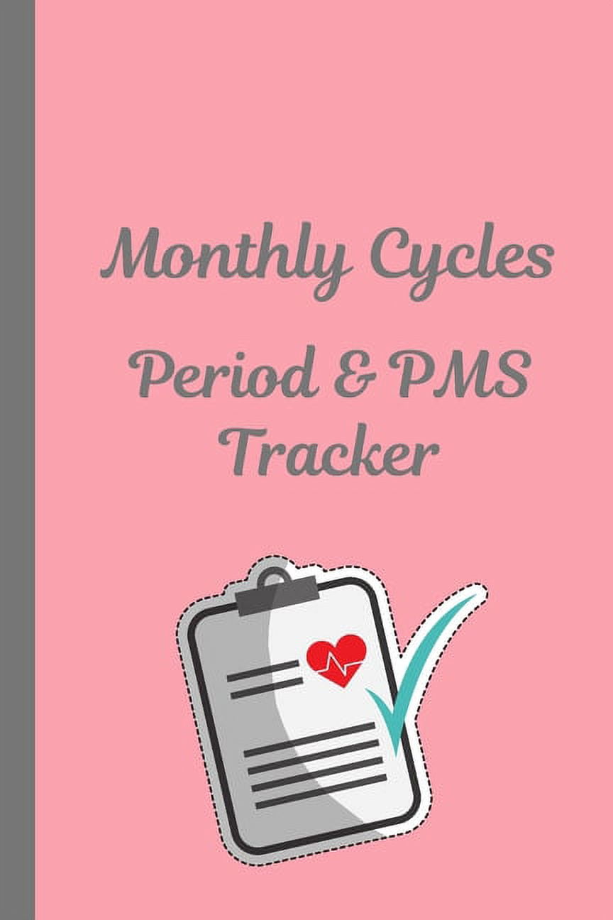 Monthly Cycles Period and PMS Tracker Women' Health Notebook Monthly