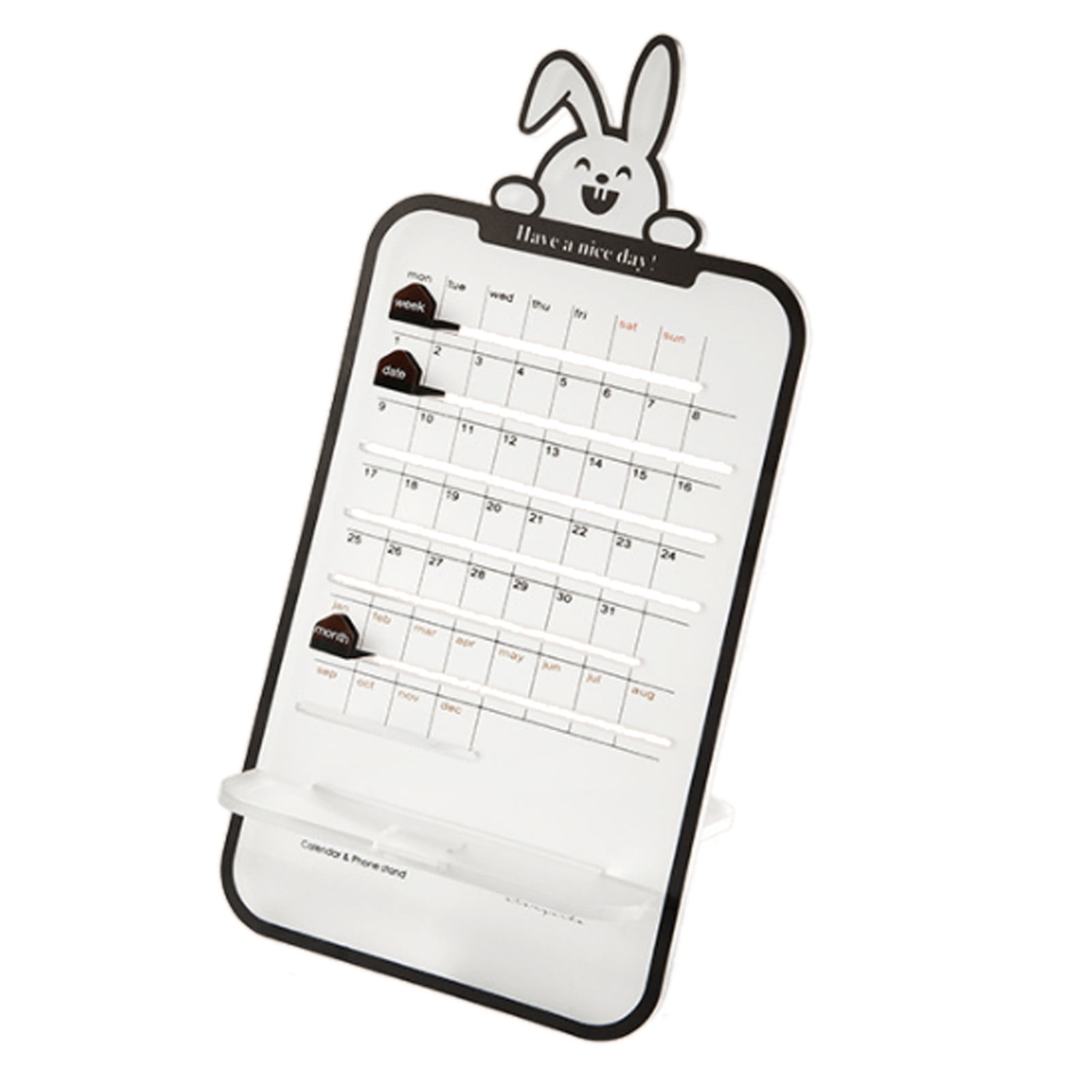 Monthly Desktop Calendar Multifunctional Cute Maunal DIY Acrylic monthly-desktop-calendar-multifunctional-cute-maunal-diy-acrylic