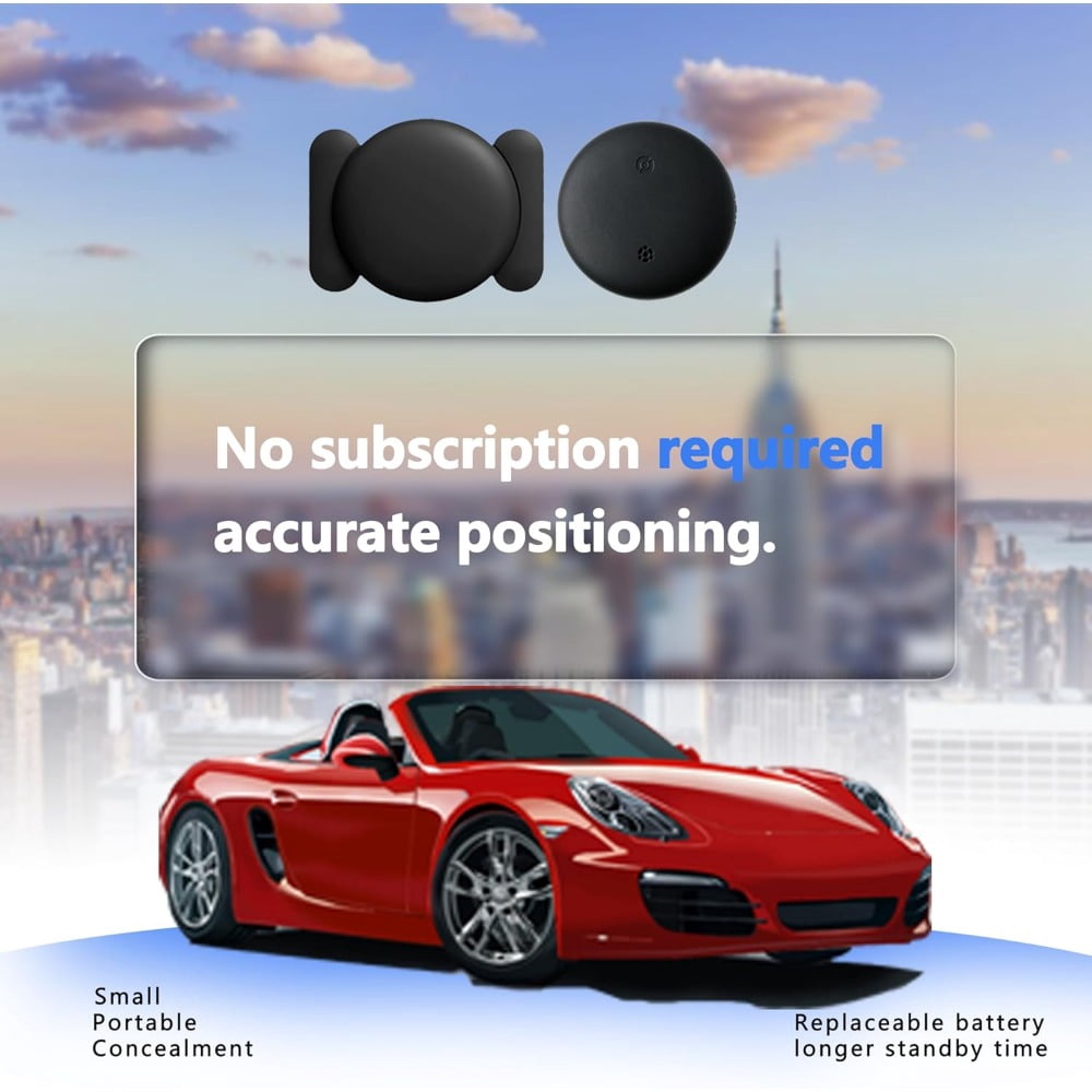 No Monthly Fee Smart GPS Tracker with Magnetic Case - Mini Locator for ...