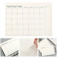 thumbnail image 1 of Monthly To Do List Notepad, 60 Sheets Undated Monthly Planner, 9.6x6.9'' Calendar Planner with Daily Schedule, Desk Calendar for Daily Tasks and Goal Setting, Habit Tracker, Office Supplies, White, 1 of 9