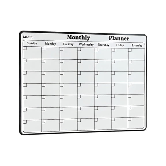 Monthly Magnetic Calendar for Refrigerator 11x8.2 Dry Erase Weekly Planner, Reusable Fridge Calendar for Organizing 2026 Schedules, Meals, Tasks, and More