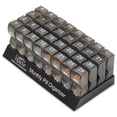 thumbnail image 1 of Monthly Pill Organizer - AM/PM Daily 32 Compartment Dispenser, Black, 1 of 10