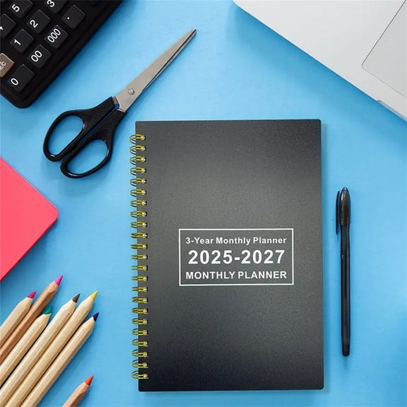 Monthly Plan Book For The Three Years Of 2025-2026-2027|20252027 Monthly Planner 3 Year Monthly Planner 20252027 From Jan. 2025 To Dec. 2027 8.5" X 11" Bound Perfect Calendar Planner For And School