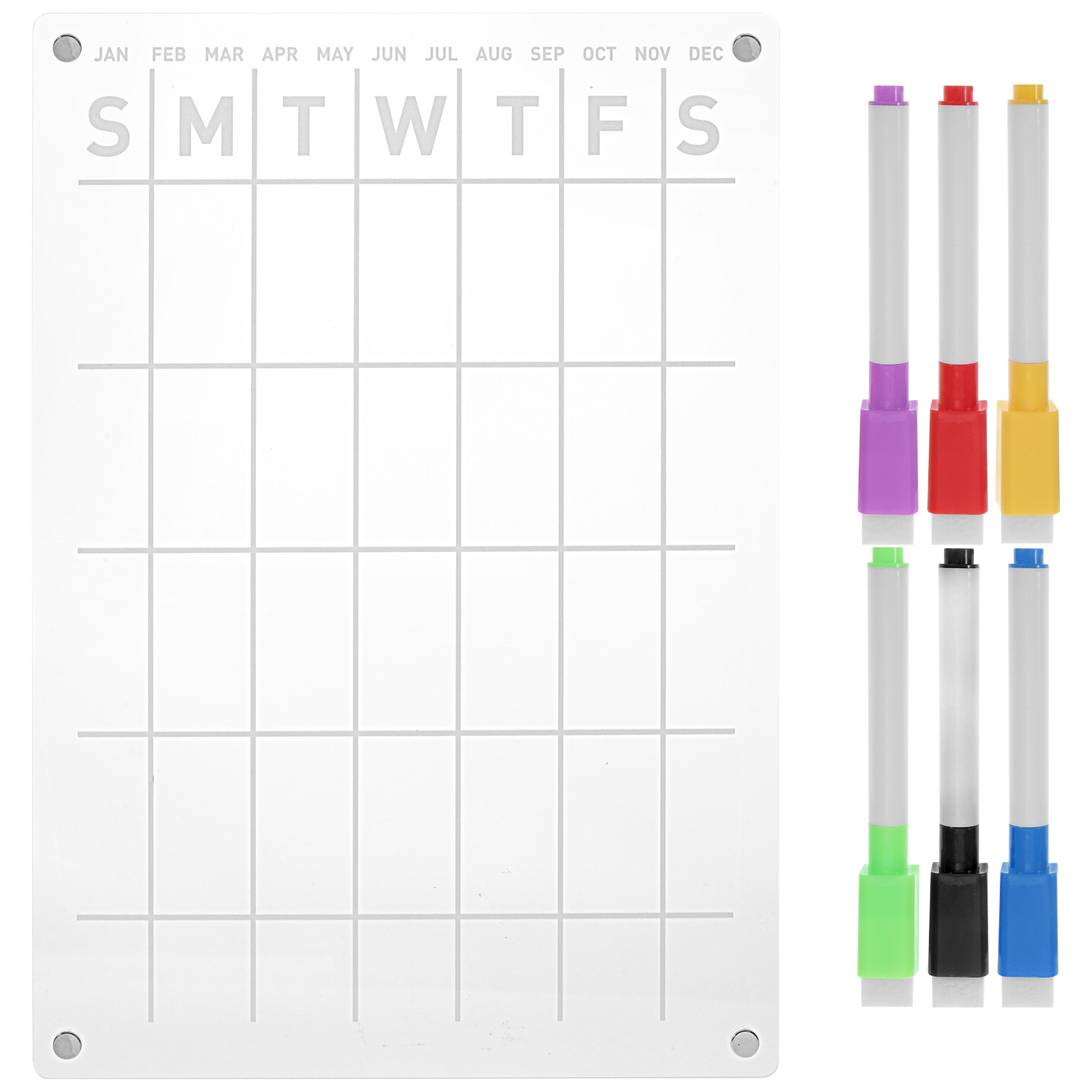 Monthly Plan Message Board Dryerase Boards Whiteboard for