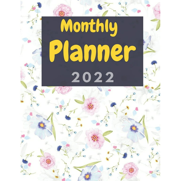 Medewerker Moet ticket Monthly Planner 2022 : One Year Planner Calendar Organizer, Pretty 12  Months Agenda, Funny Coloring pages, cool Cover (2022 planner) (Paperback)  - Walmart.com