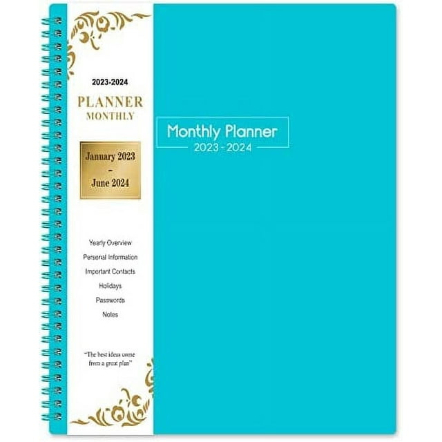 Monthly Planner 20232024 24 Months Planner from January 2023 to December 2024, 9.2'' x 11.4