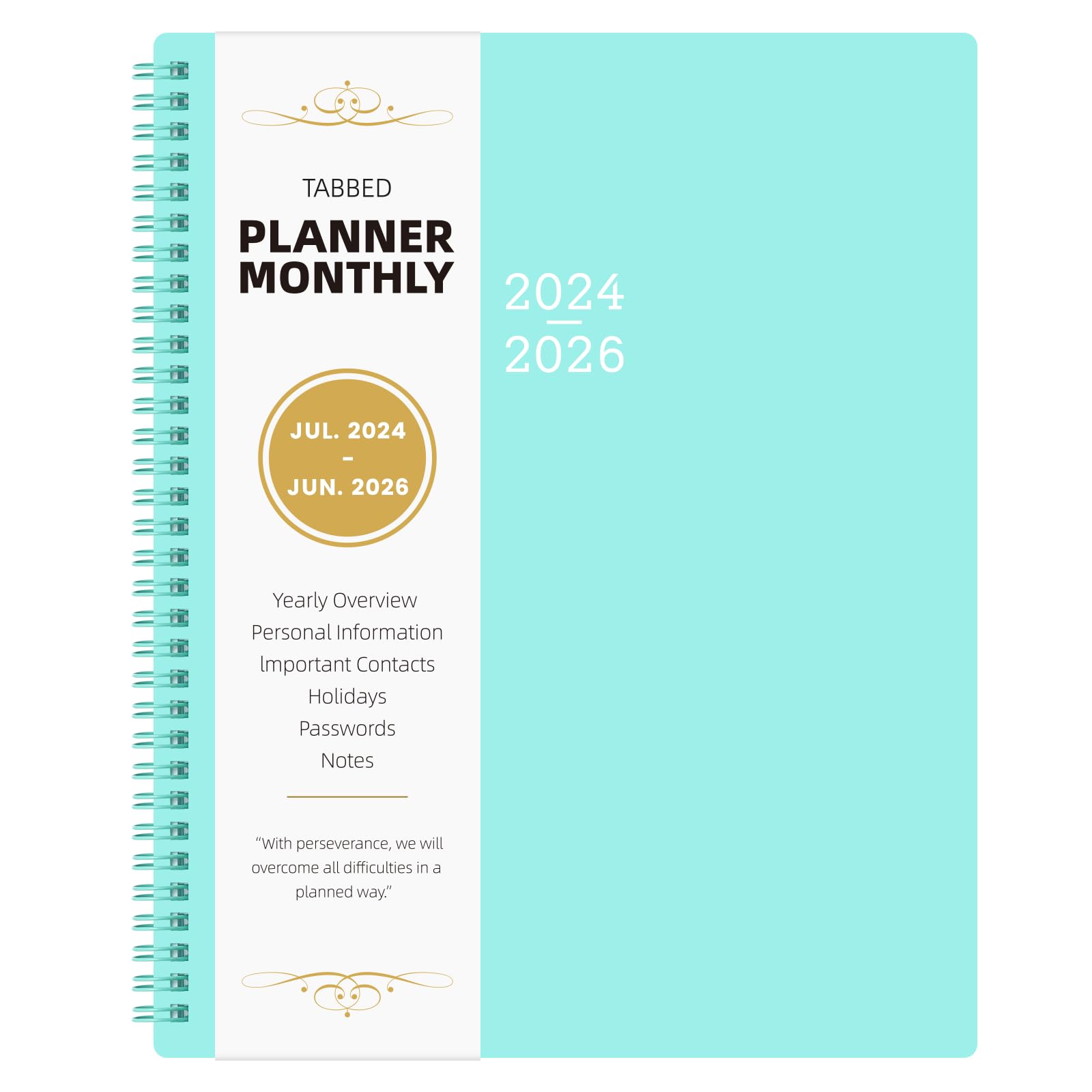 Monthly Planner 2024-2026 - Planner 2024-2026, 9'' x 11'', 24 Months ...