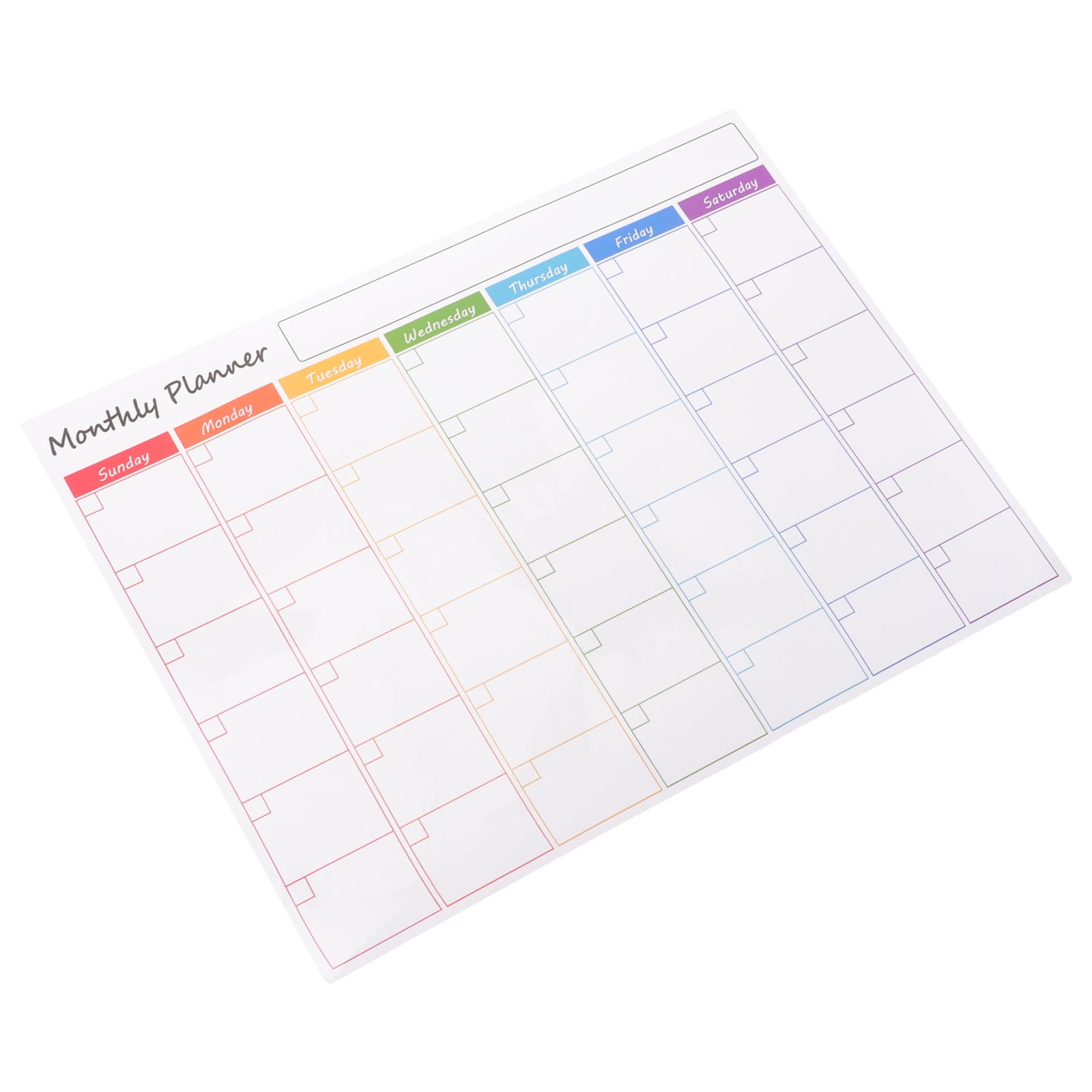 Monthly Planner Fridge Magnets Schedule Board Whiteboard Calendar Rewritable Magnetic - Walmart.com